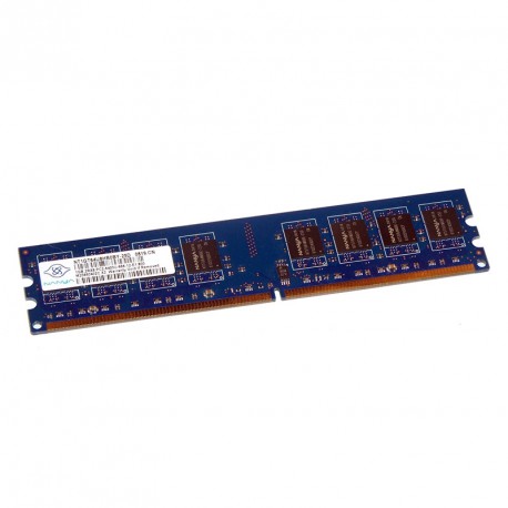 1Go RAM NANYA NT1GT64U8HB0BY-25D 240-Pin DIMM DDR2 PC2-6400U 800Mhz 2Rx8 CL6