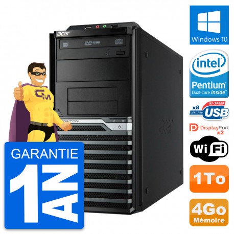 PC Tour Acer Veriton M4630G Intel G3220 RAM 4Go Disque Dur 1To Windows 10 Wifi