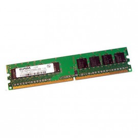 1Go RAM ELPIDA EBE10UE8ACWA-6E-E 240-Pin DIMM DDR2 PC2-5300U 667Mhz 1Rx8