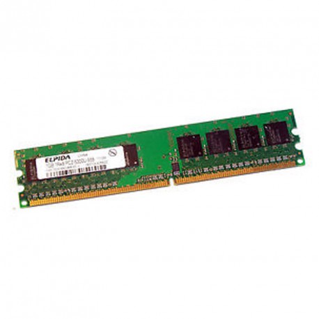 1Go RAM ELPIDA EBE10UE8ACWA-6E-E 240-Pin DIMM DDR2 PC2-5300U 667Mhz 1Rx8