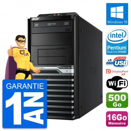 PC Tour Acer Veriton M4630G Intel G3220 RAM 16Go Disque 500Go Windows 10 Wifi
