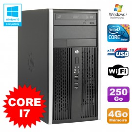 PC Tour HP Elite 8200 Core I7 3,4Ghz 4Go Disque 250Go Graveur WIFI Win 7