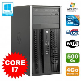 PC Tour HP Elite 8200 Core I7 3,4Ghz 4Go Disque 500Go Graveur WIFI Win 7