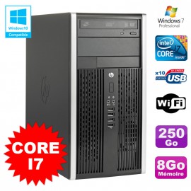 PC Tour HP Elite 8200 Core I7 3,4Ghz 8Go Disque 250Go Graveur WIFI Win 7