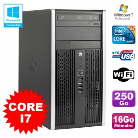 PC Tour HP Elite 8200 Core I7 3,4Ghz 16Go Disque 250Go Graveur WIFI Win 7