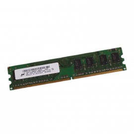 1Go RAM MICRON MT8HTF12864AY-800G1 240-Pin DIMM DDR2 PC2-6400U 800Mhz 1Rx8 CL6