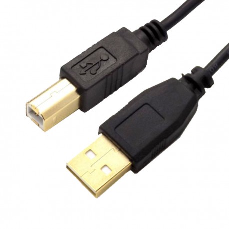 Câble USB 2.0 USB-A USB-B 1.80m Imprimante Scanner 453030300170R05 Noir NEUF