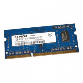 1Go RAM PC Portable SODIMM Elpida EBJ10UE8BDS0-DJ-F DDR3 PC3-10600S 1333MHz CL9