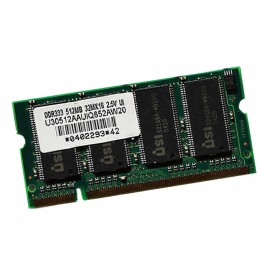 512Mo RAM PC Portable SODIMM USI U30512AAUIQ652AW20 DDR1 PC-2700S 333MHz