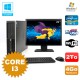 Lot PC HP Compaq 6200 Pro SFF Core i3 3.1GHz 4Go 2To DVD WIFI W7 + Ecran 22